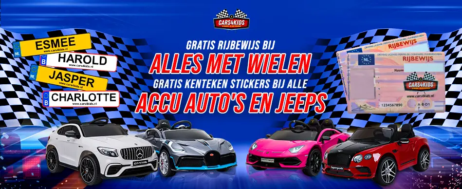 Gratis kenteken bij Cars4Kids