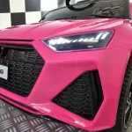 Accu kinderauto Audi RS 6 roze