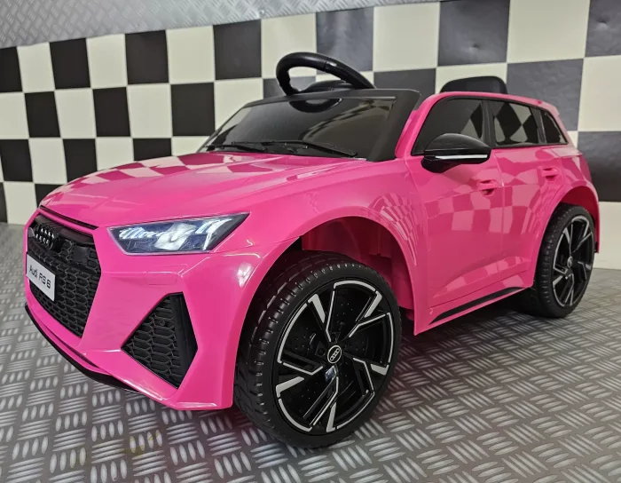 Accu kinderauto Audi RS6 roze