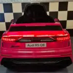 Elektrische kinderauto Audi roze