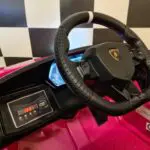 Elektrische kinderauto Lambo roze