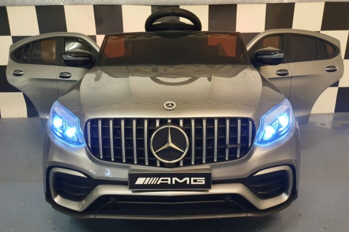 Elektrische kinderauto Mercedes AMG zilver