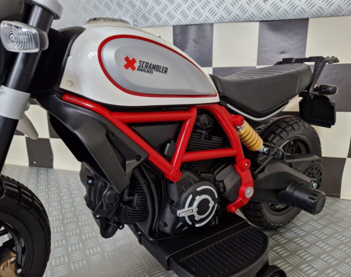 Elektrische kindermotor Ducati Scrambler