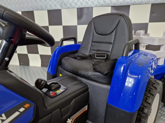 Elektrische kindertractor blauw