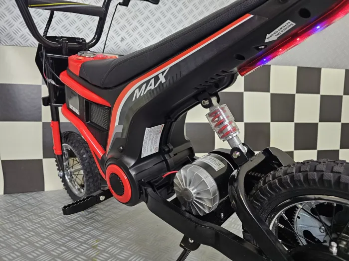 Kinder Crossmotor 24 volt rood