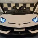 Kinderauto Lamborghini Aventador 2 persoons wit