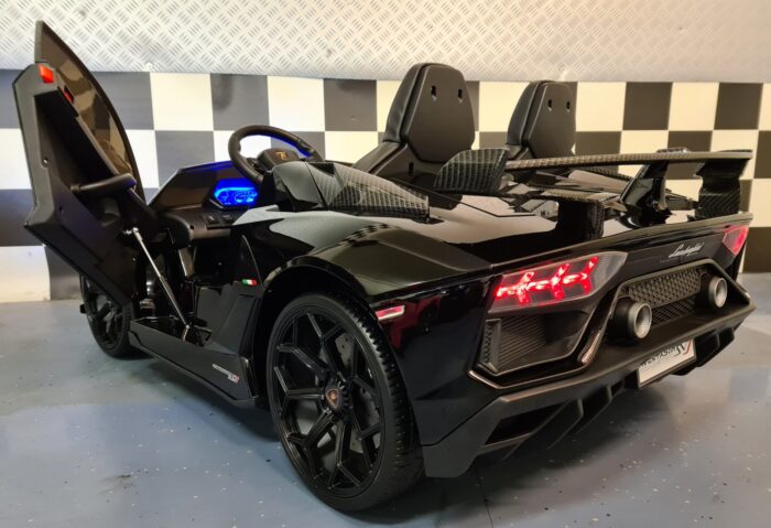 Lamborghini 2 persoons accu kinderauto zwart