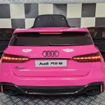 Roze kinderauto Audi RS6