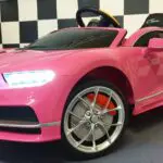 accu kinderauto bugatti roze