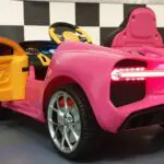 bugatti roze accu kinderauto