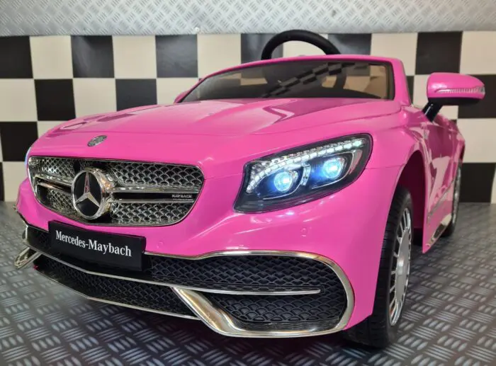 elektrische-kinderauto-mercedes-maybach-roze