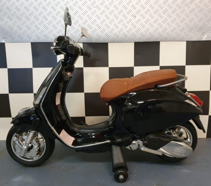 elektrische knder scooter zwart