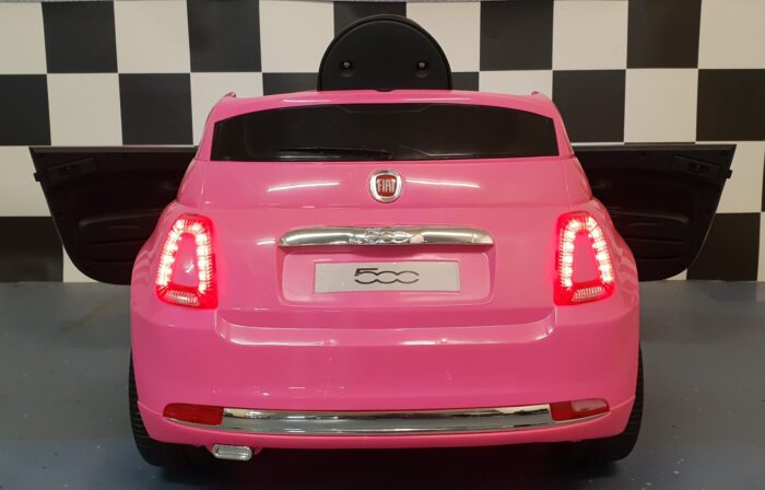 fiat roze kinder accu speelgoedauto