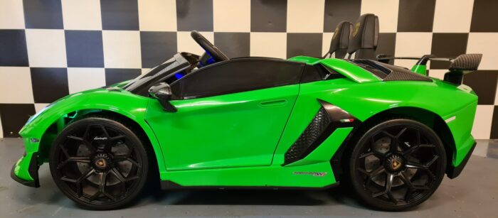 kinderauto Lamborghini Aventador metallic groen