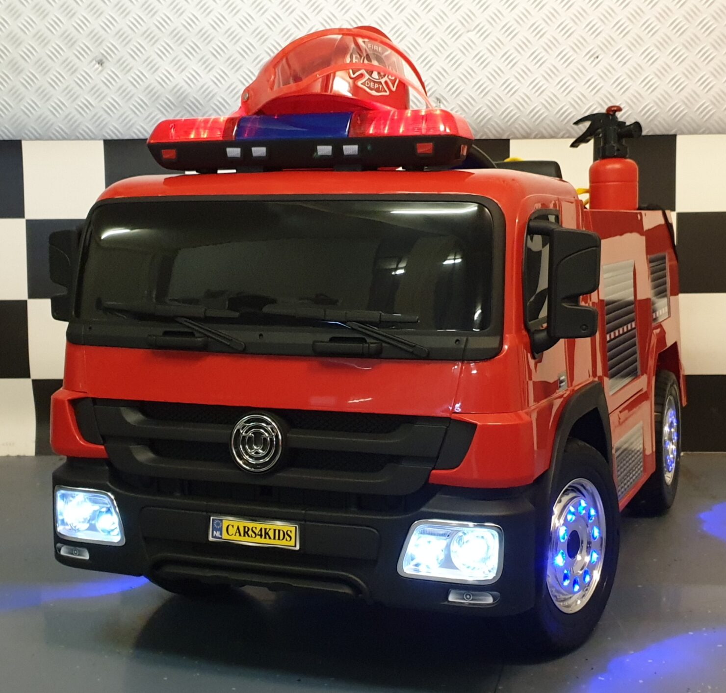 elektrische kinderauto brandweer