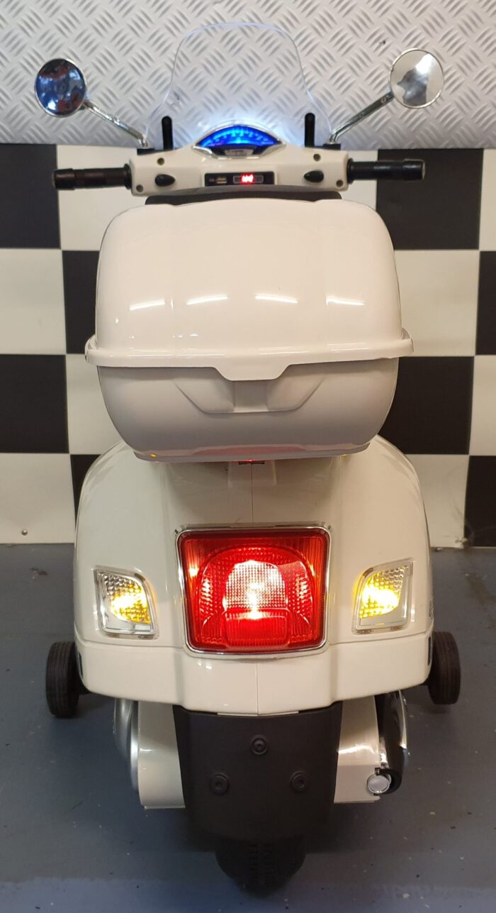 kinderscooter vespa wit