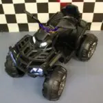 Speelgoedgoed kinderquad 12 volt accu zwart