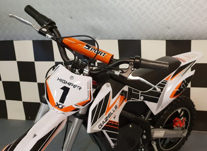 Crossmotor 36 volt oranje