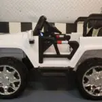 Kinderjeep wit 2.4G afstandbediening 2x12V accu