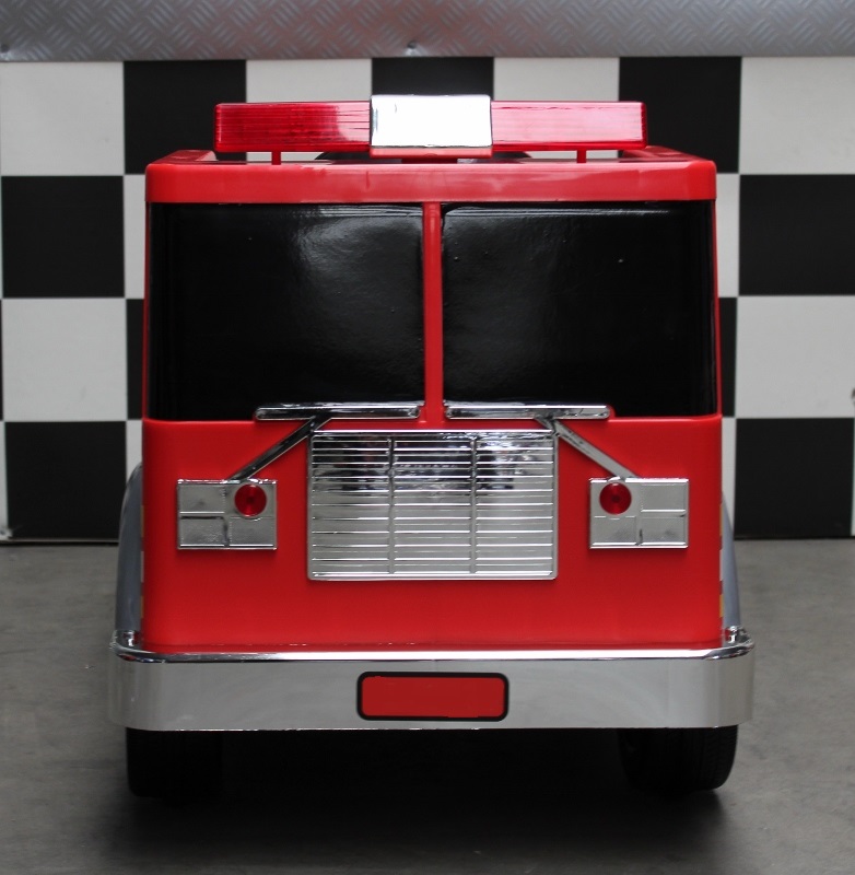 Brandweer kinderauto speelgoedauto 12 volt met zwaailicht