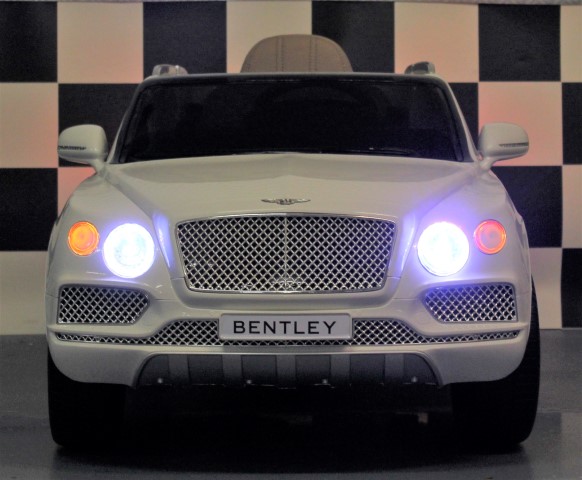 Kinderauto Bentley Bentayga 12 volt wit