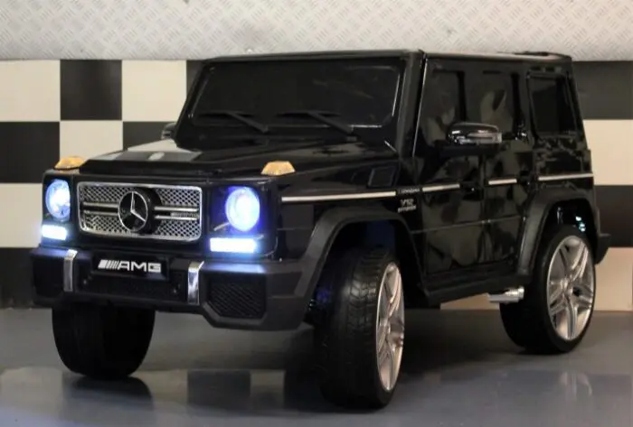 Mercedes G65 elektrische kinderauto metallic zwart