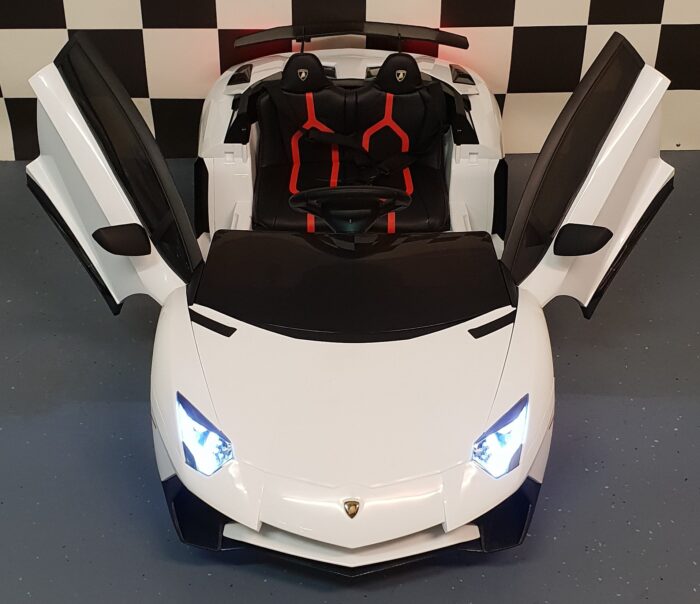 Kinderauto Lamborghini Roadster SV wit 12 volt 2.4G