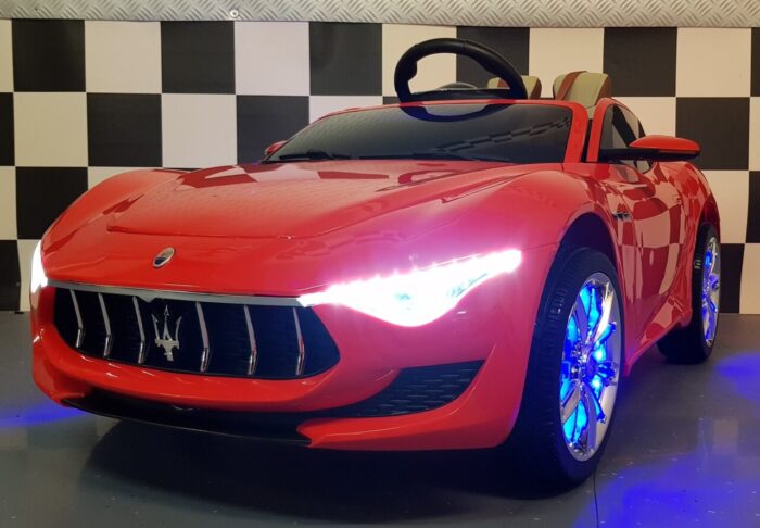 Maserati Alfieri elektrische kinderauto rood 12V 2.4G RC