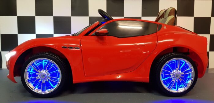 12 volt Maserati Alfieri kinderauto 2.4G bestuurbaar rood