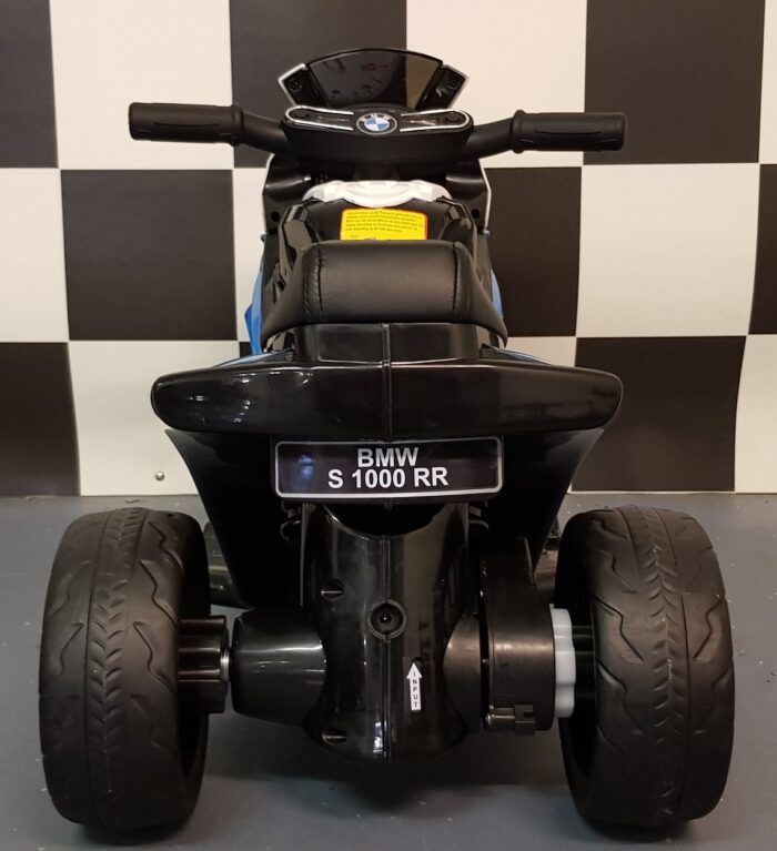 BMW S1000RR blauw 6 volt elektrische mini kindermotor