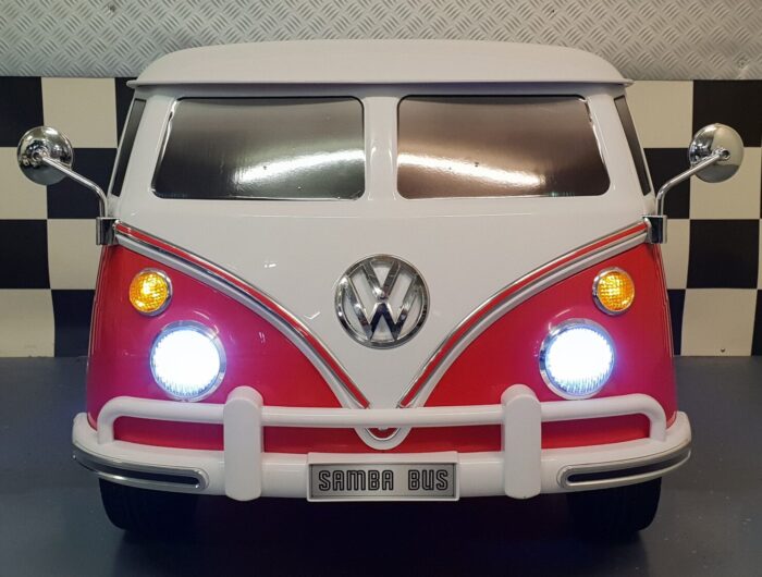 Rode VW T1 kinderauto 12V 2.4G RC bediening