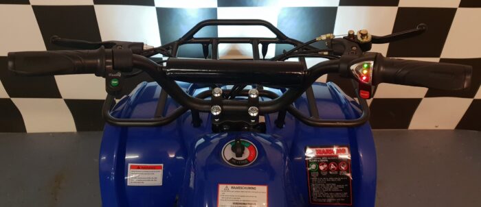 Stuur blauwe kinder accu quad 36 volt