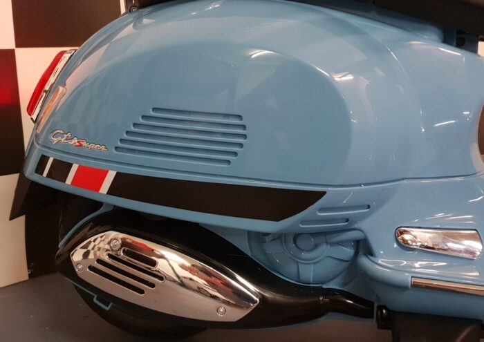 Kinderscooter Vespa blauw