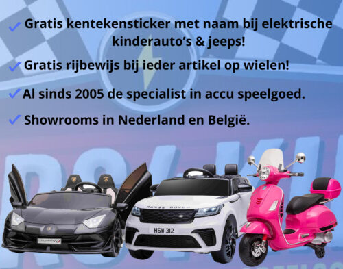 Cars4kids nr. 1 in elektrische kinderauto`s