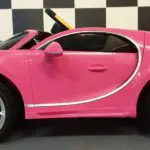 roze accu kinderauto bugatti