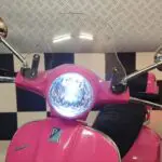 vespa kinder elektrische scooter roze