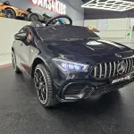 Elektrische kinderauto Mercedes CLA 35 metallic zwart