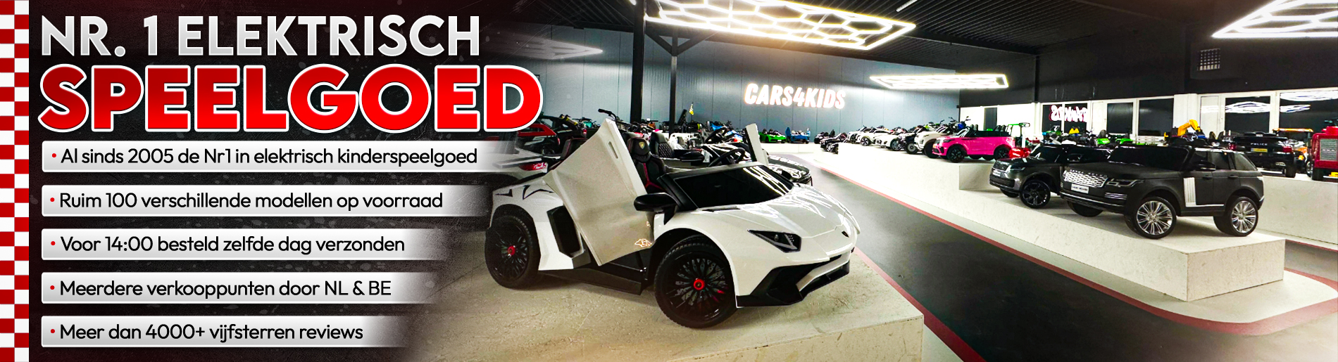 Cars4Kids elektrische kinderauto’s