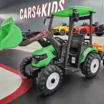 24 volt kinder tractor met aanhanger