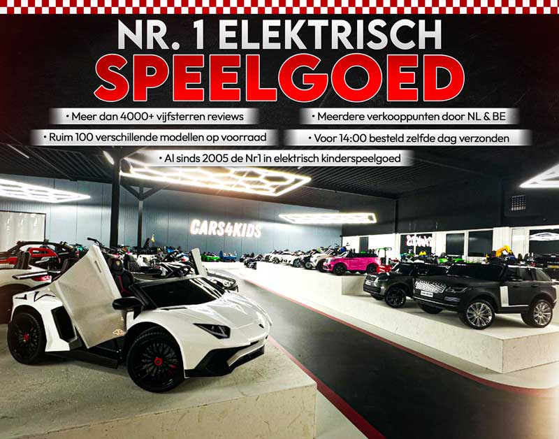 Cars4Kids elektrische kinderauto’s